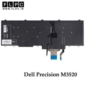 تصویر کیبورد لپ تاپ دل Dell Precision M3520 اینتربزرگ- بدون فریم- با موس و بک لایت 