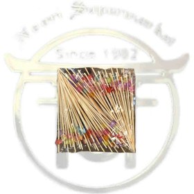 تصویر سیخ فینگر فود 12 سانت رنگی 100 عددی 