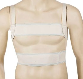 تصویر حمایت کننده قفسه سینه پس از جراحی کد ۰۷۸ – سفید, S 