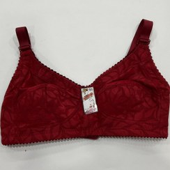 تصویر سوتین راحتی - زرشکی / ۸۵ 