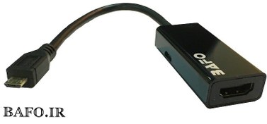 تصویر تبدیل Micro USB به HDMI برند بافو BF-2640 | مبدل MHL به HDMI Bafo بافو 