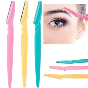 تصویر تیغ ابرو و صورت تینکل پک 3 عددی TINKLE Eyebrow Razor (Pack of 3) TINKLE Eyebrow Razor