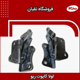 تصویر لولای درب موتور ریو چپ و راست با هم ایرانی 