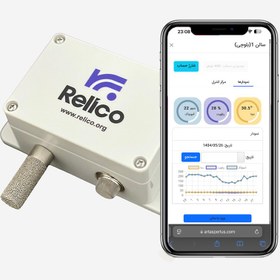 تصویر سنسور دما رطوبت آمونیاک رلیکو مدل Smart Atmos 