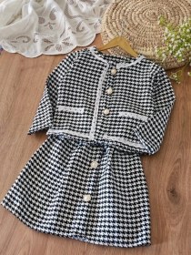 تصویر کت دامن بچگانه کد 1026 