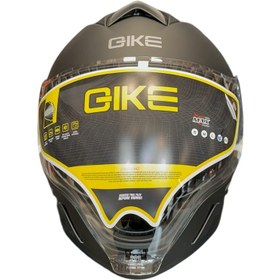 تصویر کلاه کاسکت فک ثابت QIKE مدل matt black 