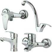 تصویر شیر روشویی راسان مدل درسا Rassan Dorsa Basin Mixer Faucet