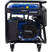تصویر موتور برق هیوندای مدل HG9650 ظرفیت ۶۵۰۰ وات بنزینی تک فاز 