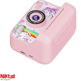 تصویر دوربین عکاسی چاپ فوری Z12 Mini با کیفیت HD و لنز دوگانه حافظه ۳۲ گیگابایت 