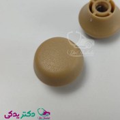 تصویر دکمه تنظیم کمربند ایمنی پژو 405 رنگ بژ شرکتی ایساکو اصل 2250800699 