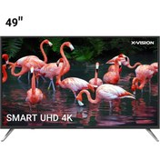 تصویر تلویزیون هوشمند ایکس ویژن مدل XCU585 سایز ۴۹ اینچ Ultra HD 4K LED 