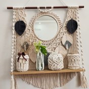 تصویر شلف مکرومه بافی2 