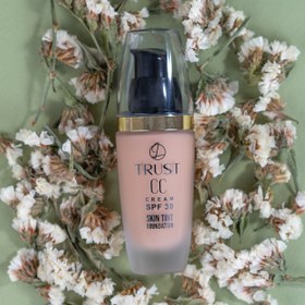 تصویر سی سی کرم پلاس تراست شماره 2 بژ طبیعی 30 میل CC Cream Plus Trust No.2 Natural Beige SPF30