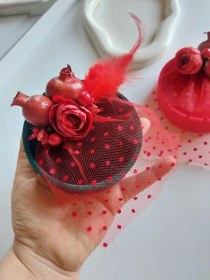 تصویر کاپ کلاه یلدایی مخمل 