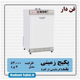 تصویر پکيج زمينی شوفاژکار مدل 7 پره P7 گرمایش از کف فن دار 