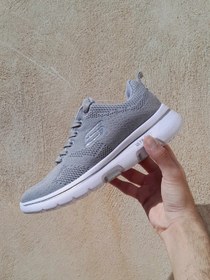 تصویر اسکیچرز طوسی skechers ultra go