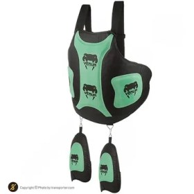 تصویر میت تکواندو هیکلی Venum BYT | مشکی/سبز 