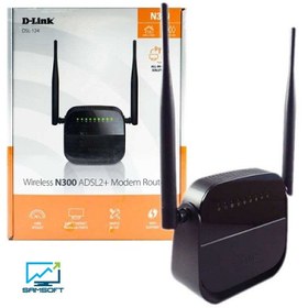 تصویر مودم دیلینک مدل DSL124 گارانتی 3 ساله ایزی 