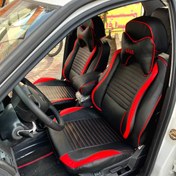 تصویر روکش صندلی خودرو ایران خودرو طرح پلاس چرم 