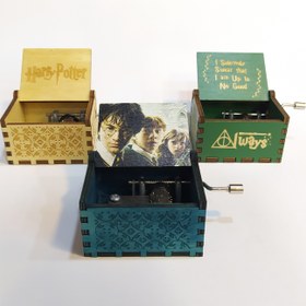 تصویر جعبه موزیکال هری‌پاتر - آبی ا Harry potter musicbox Harry potter musicbox