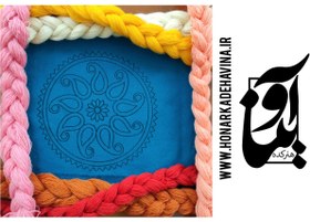 تصویر Price and purchase of raw woolen pate size 18 x 18. First class material. White and colored 