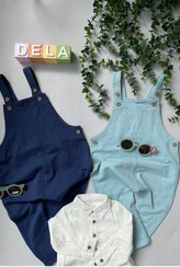 تصویر بیلر وارداتی تکس دو‌رنگ سورمه ای و سبز کیفیت بالا 