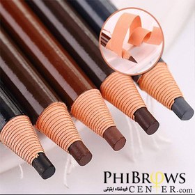 تصویر مداد طراحی ابرو کنته مشکی کازماتیک آرت Cosmatic art black kente eyebrow pencil