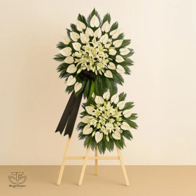 تصویر تاج گل دو طیقه کد 3306 