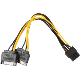 تصویر تبدیل ۸ پین به ۲ ساتا 