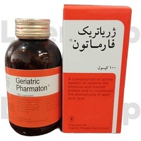 تصویر فارماتون ژریاتریک حک شده بر روی قرص اورجینال 100 عددی 