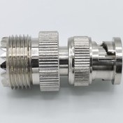 تصویر کانکتور مبدل BNC نری به UHF مادگی مستقیم 