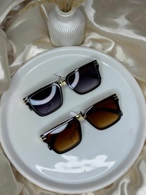 تصویر عینک زنانه میباخ فریم مستطیلی کد کد ۳۲ - مشکی 