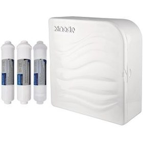 تصویر دستگاه تصفیه کننده آب زینود مدل کیسی CX107-W3INLINEF به همراه فیلتر اینلاینی 