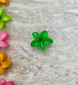 تصویر کلیپس مو زنانه مدل گل پلومریا 