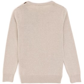 تصویر پلیور پسرانه طوسی یو اس پولو 