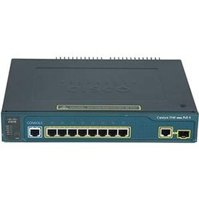 تصویر سوئیچ سیسکو مدل WS-C3560-8PC-S استوک Cisco WS-C3560-8PC-S 8Port Switch Stock