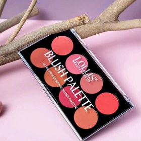 تصویر پالت رژگونه فوق حرفه ای لولیس LOLLIS _گونه های خود Pallette blush LOLIIS 01