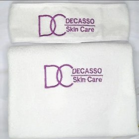 تصویر ست حوله و هدبند دکاسو Decasso towel and headband set 