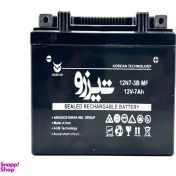 تصویر باتری 7 آمپر تیزرو کد 7 