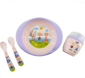 تصویر سرویس غذاخوری 4 تكه چیكو شبنم Cihcco Baby Dinnerware Service code:81124