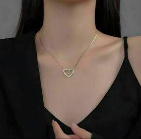 تصویر گردنبند مینیمال قلبی 