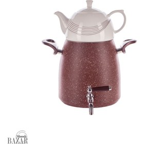 تصویر ست کتری و قوری نالینو مدل SANA کد 02 Nalino kettle and teapot set, model SANA, code 02