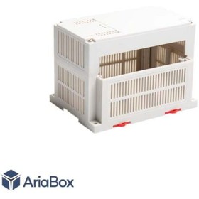 تصویر باکس کنترل صنعتی PLC ریلی ماژولار ABR120-A با ابعاد 110×110×155 میلی متر 