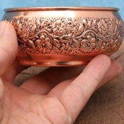 تصویر پیاله مسی اطلسی 