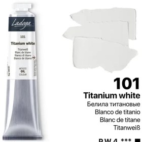 تصویر رنگ روغن سنت پترزبورگ (لادوگا) رنگ Titanium white 101 