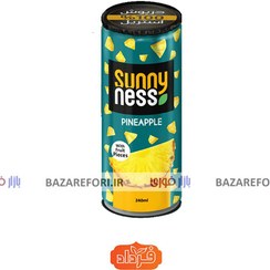 تصویر آبميوه طبیعی قوطي آناناس 240 سی سی سانی نس - بازار فوری Natural pineapple juice- can- 240 cc- without straw