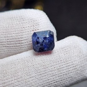 تصویر نگین سنگ یاقوت کبود معدنی کد 36408 