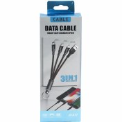 تصویر کابل پاور بانک سه کاره JKX37 