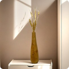 تصویر گلدان چوبی خراطی چوب چنار (کد29) 