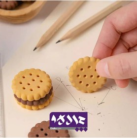 تصویر پاک کن فانتزی بیسکویتی ۶ عددی 